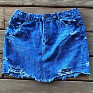 Denim skirt